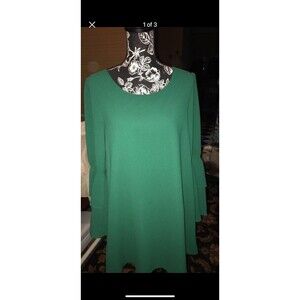 A New Day Size Small Women’s Vibrant Green Lined Dress 36” Bust 33” L